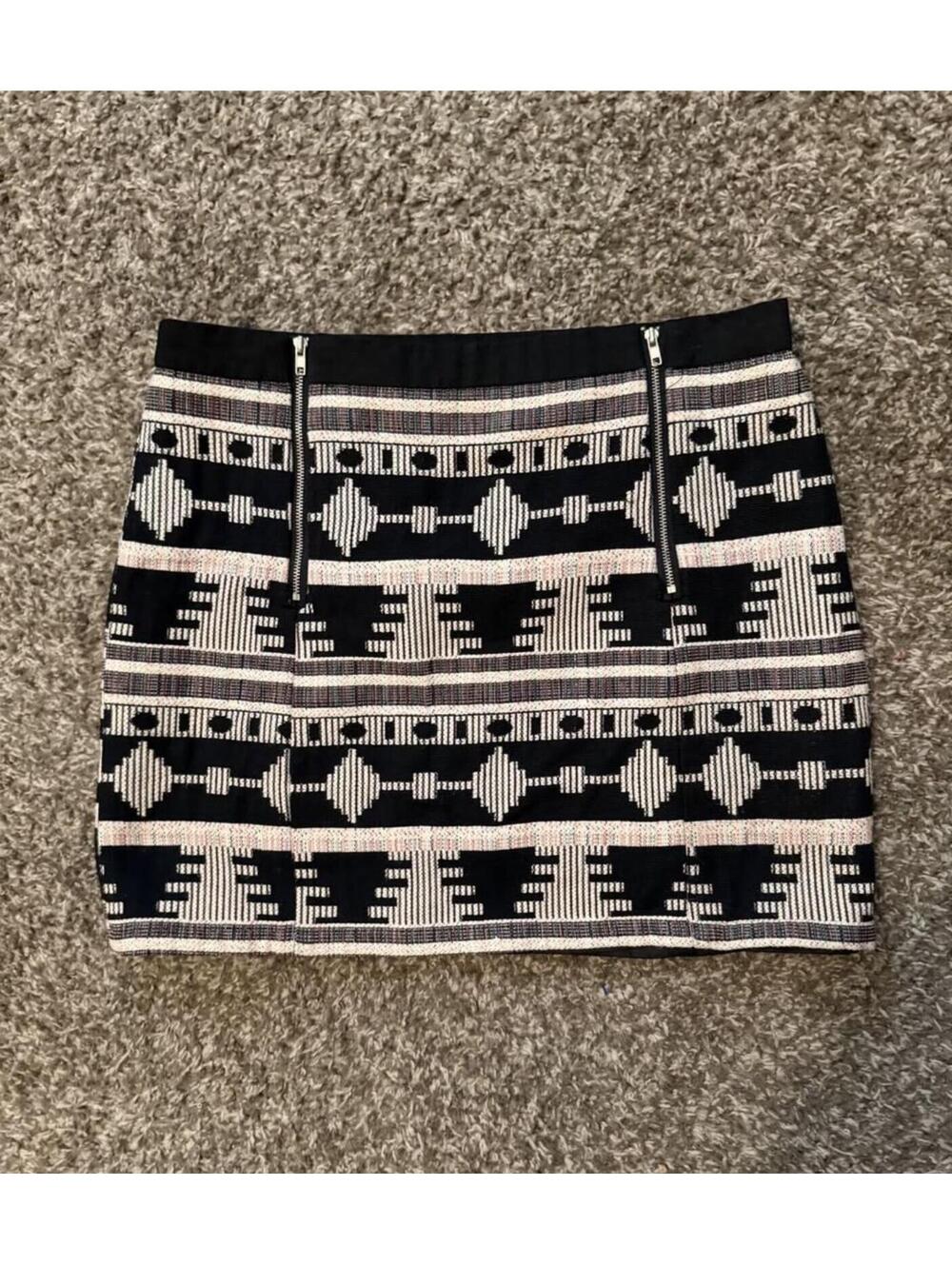 New Bishop + Young Lined Zipper Front Skirt Women’s Medium
